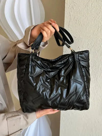 Textured Polyester Shoulder Bag - Update AvenueFestival VibesTrendsi1007000797029331007000797029337dfa7844 - fc9c - 441d - 81d2 - 7c510fe7e984 - MaxBlack