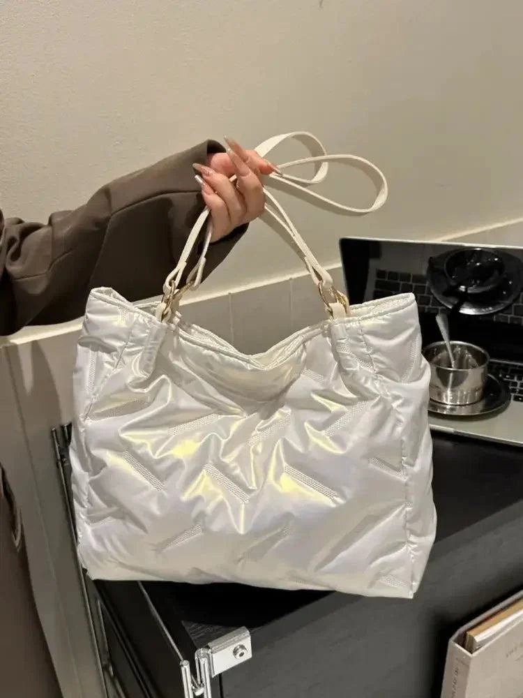 Textured Polyester Shoulder Bag - Update AvenueFestival VibesTrendsi10070007970358810070007970358834b195cf - 4437 - 4857 - bf24 - 94b250a8b0d0 - MaxWhite