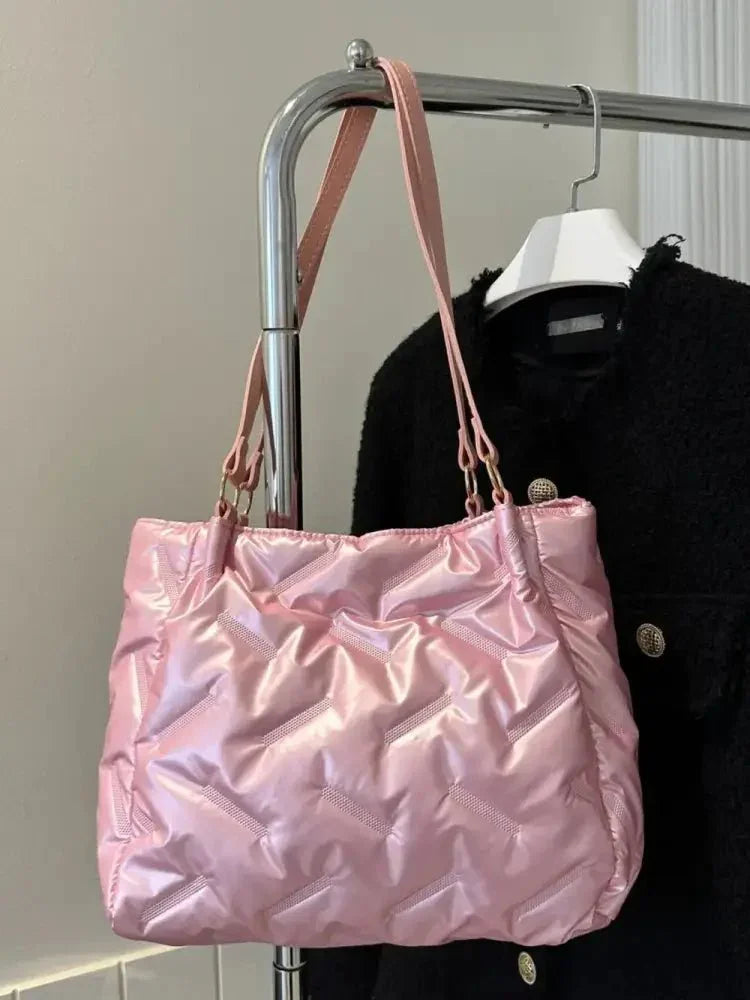 Textured Polyester Shoulder Bag - Update AvenueFestival VibesTrendsi100700079704785100700079704785294f71f3 - f0d6 - 4515 - 9e1e - e6058ff456ac - MaxPink