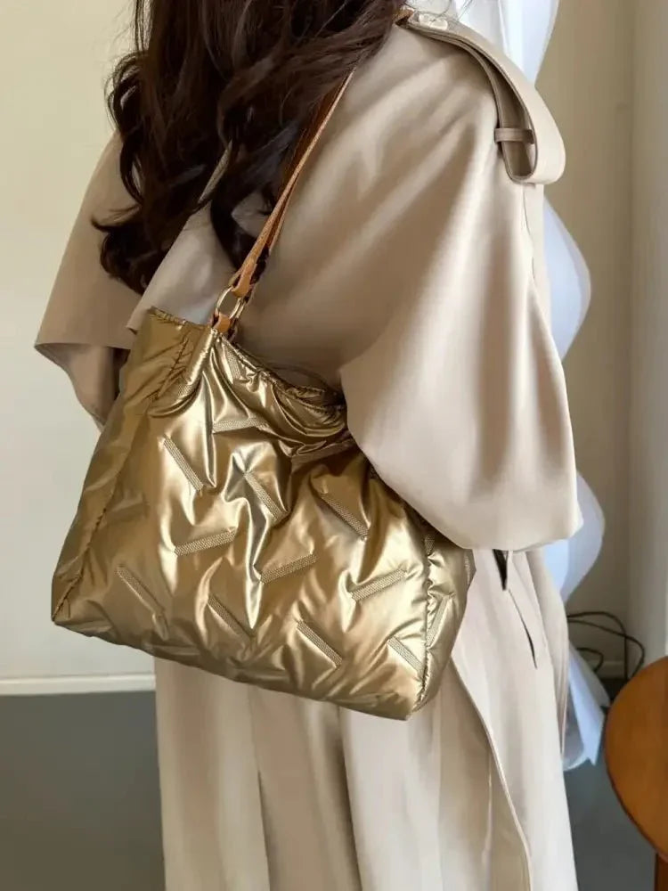 Textured Polyester Shoulder Bag - Update AvenueFestival VibesTrendsi100700079705464100700079705464731f9f7a - 1e83 - 41e3 - ab42 - a74a3cfb3a1c - MaxGold