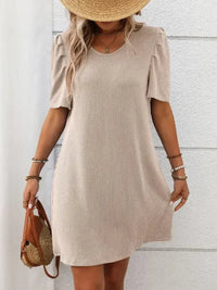 Textured Round Neck Short Sleeve Mini Dress - Update AvenueEffortless Elegance: DressesTrendsi1001004531716111001004531716115f320b8e - ad98 - 40b0 - 8ba5 - a8e83f1f9d9f - MaxDust Storm