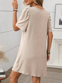 Textured Round Neck Short Sleeve Mini Dress - Update AvenueEffortless Elegance: DressesTrendsi100100453171611100100453171611011092f4 - 250e - 4a10 - af7e - 5bb40fcec8c7 - MaxDust Storm