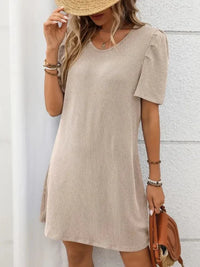 Textured Round Neck Short Sleeve Mini Dress - Update AvenueEffortless Elegance: DressesTrendsi1001004531716111001004531716113f9873b3 - b4f1 - 4e1f - 879e - b7ee0ea65bc6 - MaxDust Storm