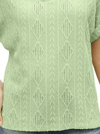 Textured V - Neck Short Sleeve Top - Update AvenueT-ShirtsTrendsi1001003159818761001003159818763f56a731 - 0407 - 4bda - a59a - 3a377e260cb2 - Max - OriginWhite