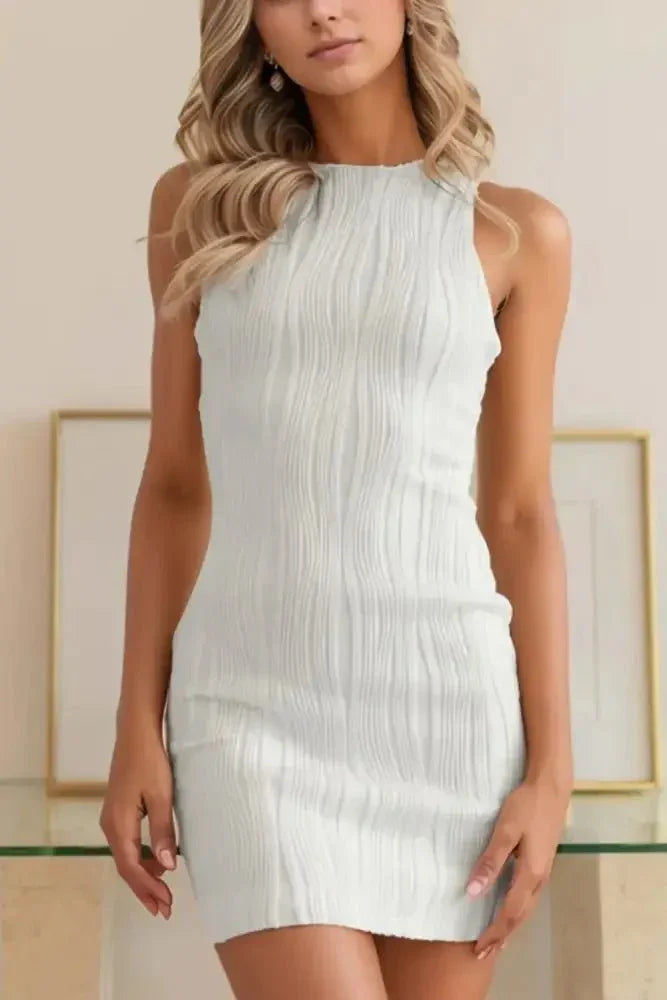 Textured Wavy Sleeveless Bodycon Mini Dress - Update AvenueEffortless Elegance: DressesTrendsi100100331147000100100331147000635e3e4c - 138f - 4d22 - 9be6 - 228c71d36962 - Max - OriginWhite