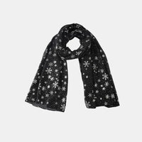 Thermal Snowflakes Polyester Scarf - Update AvenueTrendsi100500255023170100500255023170Thermal Snowflakes Polyester ScarfBlack