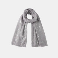 Thermal Snowflakes Polyester Scarf - Update AvenueTrendsi100500255024425100500255024425Thermal Snowflakes Polyester ScarfGray