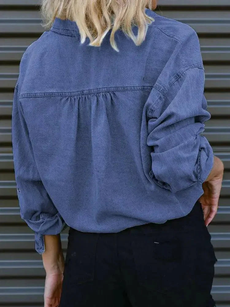 Tie Detail Denim Top - Update AvenueTrendsi10010050758725010010050758725074c7a0ca190b4060b497800bfc5bc26d - MaxMedium