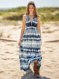 Tie - Dye Halter Neck Dress - Update AvenueBoho VibesTrendsi100100510112691100100510112691f0ab2e53 - 5165 - 4cb4 - 8a76 - 5d6b6fd13b75 - MaxSky Blue