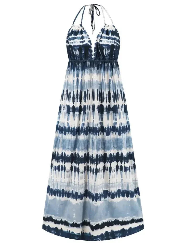 Tie - Dye Halter Neck Dress - Update AvenueBoho VibesTrendsi1001005101126911001005101126912e2f46f8 - f1a4 - 4879 - 967a - 8a6ffa895fda - MaxSky Blue