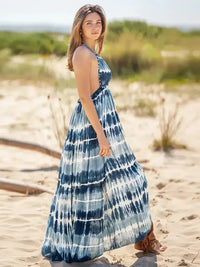 Tie - Dye Halter Neck Dress - Update AvenueBoho VibesTrendsi100100510112691100100510112691f98155c2 - 05d3 - 4696 - 9644 - cc38a110234e - MaxSky Blue
