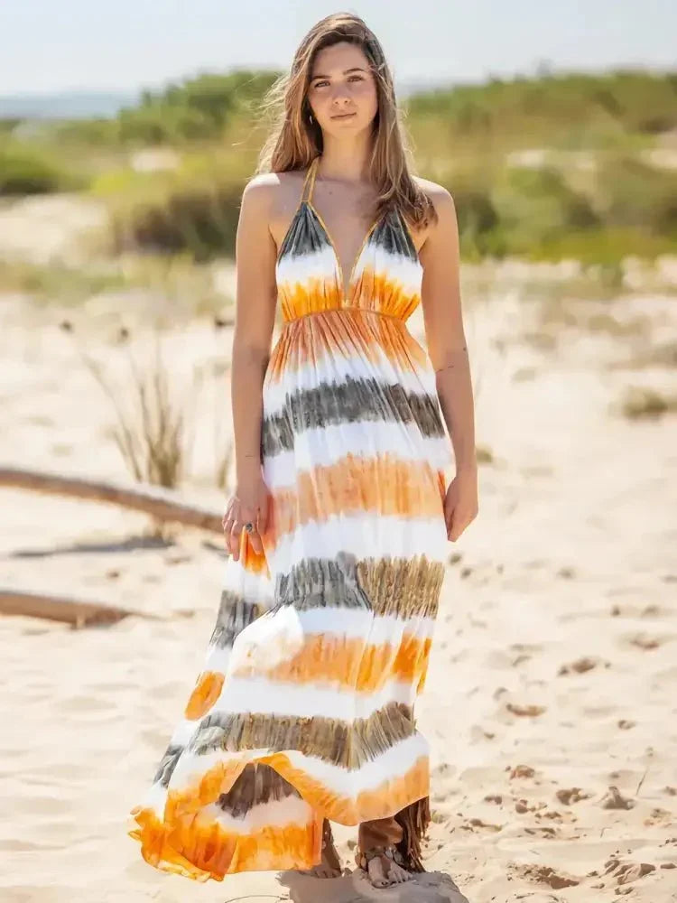Tie - Dye Halter Neck Dress - Update AvenueBoho VibesTrendsi10010051011760710010051011760796ae79f3 - ebb4 - 4618 - 8a4a - deae9539d9ca - MaxTangerine