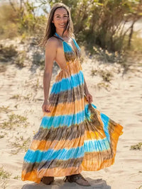 Tie - Dye Halter Neck Dress - Update AvenueBoho VibesTrendsi100100510117677100100510117677ceac34ba - a3a4 - 4990 - 9b20 - 9546c59888e8 - MaxDark Blue