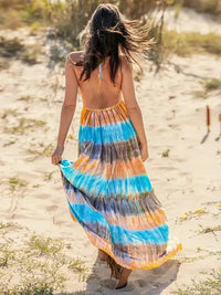 Tie - Dye Halter Neck Dress - Update AvenueBoho VibesTrendsi1001005101176771001005101176774b679b91 - 83f1 - 4a0a - 9bc2 - d793ef145419 - MaxDark Blue