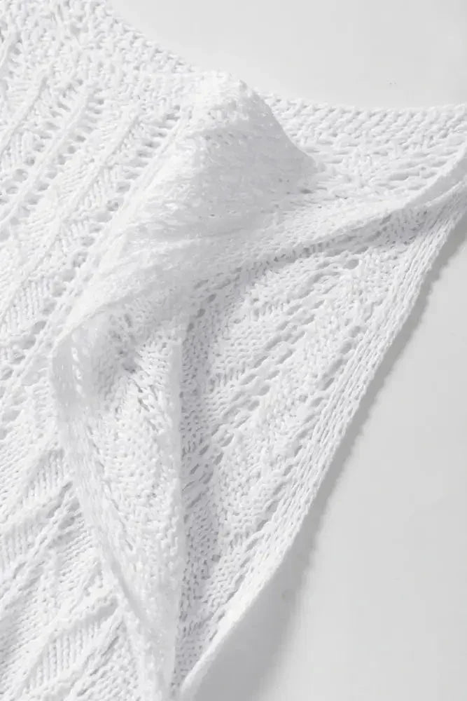 Tie Straps Wave Stripes Textured Eyelet Knitted Vest - Update AvenueBoho VibesTrendsi100100331225136100100331225136d3f9d2aa - 122c - 4bb2 - b8a0 - ddb36db96bc9 - Max - OriginWhite