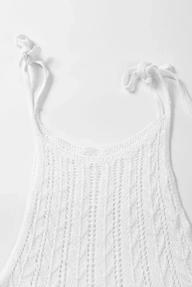 Tie Straps Wave Stripes Textured Eyelet Knitted Vest - Update AvenueBoho VibesTrendsi100100331225136100100331225136134cab7b - 2934 - 45a8 - a709 - 814377263643 - Max - OriginWhite