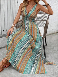 Tied Back Printed Sleeveless Maxi Slit Dress - Update AvenueBoho VibesTrendsi1001008128090131001008128090138843fb27 - 8d68 - 482a - 99a2 - f7b35b986728 - Max - OriginTurquoise