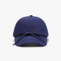 Tied Bow Cotton Baseball Cap