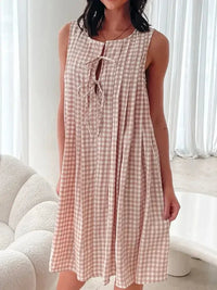 Tied Front Sleeveless Plaid Dress - Update AvenueTrendsi100100646841070100100646841070460911f0 - e3af - 44e0 - 8a24 - 4c3788fd7a66 - Max - OriginDust Storm