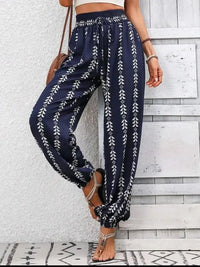 Tied Printed High Waist Pants - Update AvenueBoho VibesTrendsi100100994771982100100994771982e1d4faba - 694b - 45c6 - 8de8 - f7a2ef69c15d - MaxDark Blue