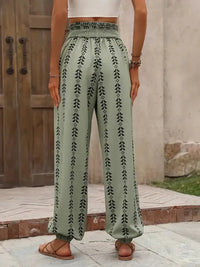 Tied Printed High Waist Pants - Update AvenueBoho VibesTrendsi1001009947751201001009947751202cc6ed40 - 01c0 - 41f1 - b11b - 48139c5e0d90 - MaxSage