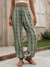 Tied Printed High Waist Pants - Update AvenueBoho VibesTrendsi1001009947751201001009947751206a6af8ba - 05b2 - 4801 - a749 - ba953e690b97 - MaxSage