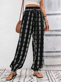 Tied Printed High Waist Pants - Update AvenueBoho VibesTrendsi100100994779865100100994779865f6d7d957 - 4f29 - 40a3 - 9e47 - a29232676874 - MaxBlack