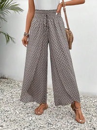 Tied Printed Wide Leg Pants - Update AvenueBoho VibesTrendsi100100370601328100100370601328d66085c6 - 6f52 - 4086 - b6e6 - 5c8a4dd1b0be - MaxLight Gray