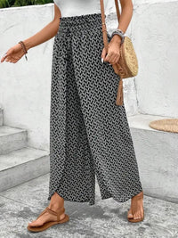 Tied Printed Wide Leg Pants - Update AvenueBoho VibesTrendsi100100370605200100100370605200ecad4809 - e805 - 4a80 - 9683 - b3059a607385 - MaxBlack