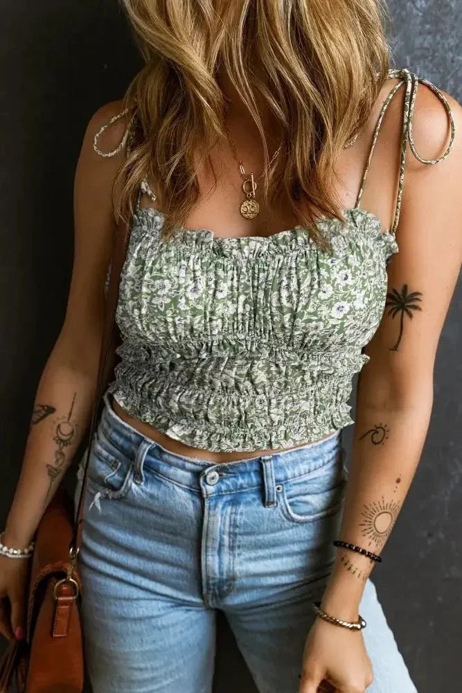 Tied Smocked Printed Square Neck Cami - Update AvenueFestival VibesTrendsi10010016258190910010016258190984177261 - 29ee - 48dd - 9b72 - 1e1b03cf9670 - MaxMoss