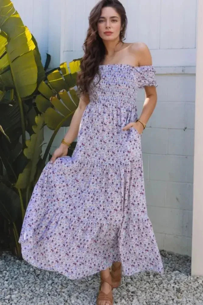 Tiered Floral Shirred High Waist Maxi Dress - Update AvenueEffortless Elegance: DressesTrendsi100100972772641100100972772641608f76ed - 4c15 - 4e81 - af12 - 2ba3e8d25d5b - Max - OriginLavender