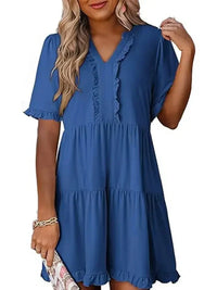 Tiered Notched Short Sleeve Mini Dress - Update AvenueEffortless Elegance: DressesTrendsi100100382281607100100382281607ad5fffcf - 7a50 - 4e92 - a7bc - ecaa886effda - Max - OriginRoyal Blue