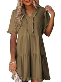 Tiered Notched Short Sleeve Mini Dress - Update AvenueEffortless Elegance: DressesTrendsi10010038228212010010038228212019b66064 - 7e56 - 41a1 - 9c70 - a7c6ea754c39 - Max - OriginTaupe