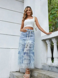 Tiered Ruffle Denim Patchwork Skirt - Update AvenueDenim Dresses & SkirtsTrendsi1001009897107431001009897107434967f0577fb14c18bf8b7e6e53a29c3a - Max - OriginLight