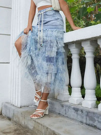 Tiered Ruffle Denim Patchwork Skirt - Update AvenueDenim Dresses & SkirtsTrendsi1001009897107431001009897107431b104443d92d4eb18a47373851c800ce - Max - OriginLight