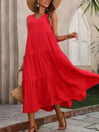 Tiered V - Neck Sleeveless Dress - Update AvenueTrendsi100100223664993100100223664993ecd410db - 336b - 41bd - bf58 - eb809504686e - MaxRust