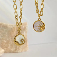 Titanium Steel Sun & Moon Necklace - Update AvenueNecklacesTrendsi100500586291557100500586291557Titanium Steel Sun & Moon NecklaceSun