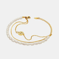 Titanium Steel Three - Layered Pearl Bracelet - Update AvenueBraceletsTrendsi100500630121447100500630121447Titanium Steel Three - Layered Pearl BraceletGold