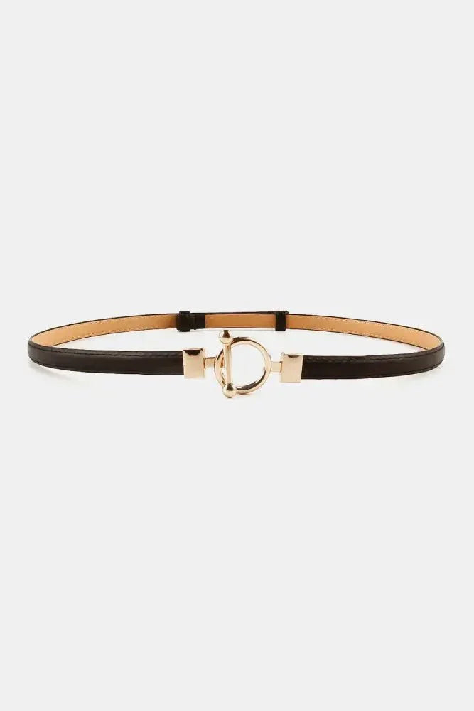 Toggle Buckle Skinny PU Belt - Update AvenueTrendsi101300005186097101300005186097Toggle Buckle Skinny PU BeltBlack