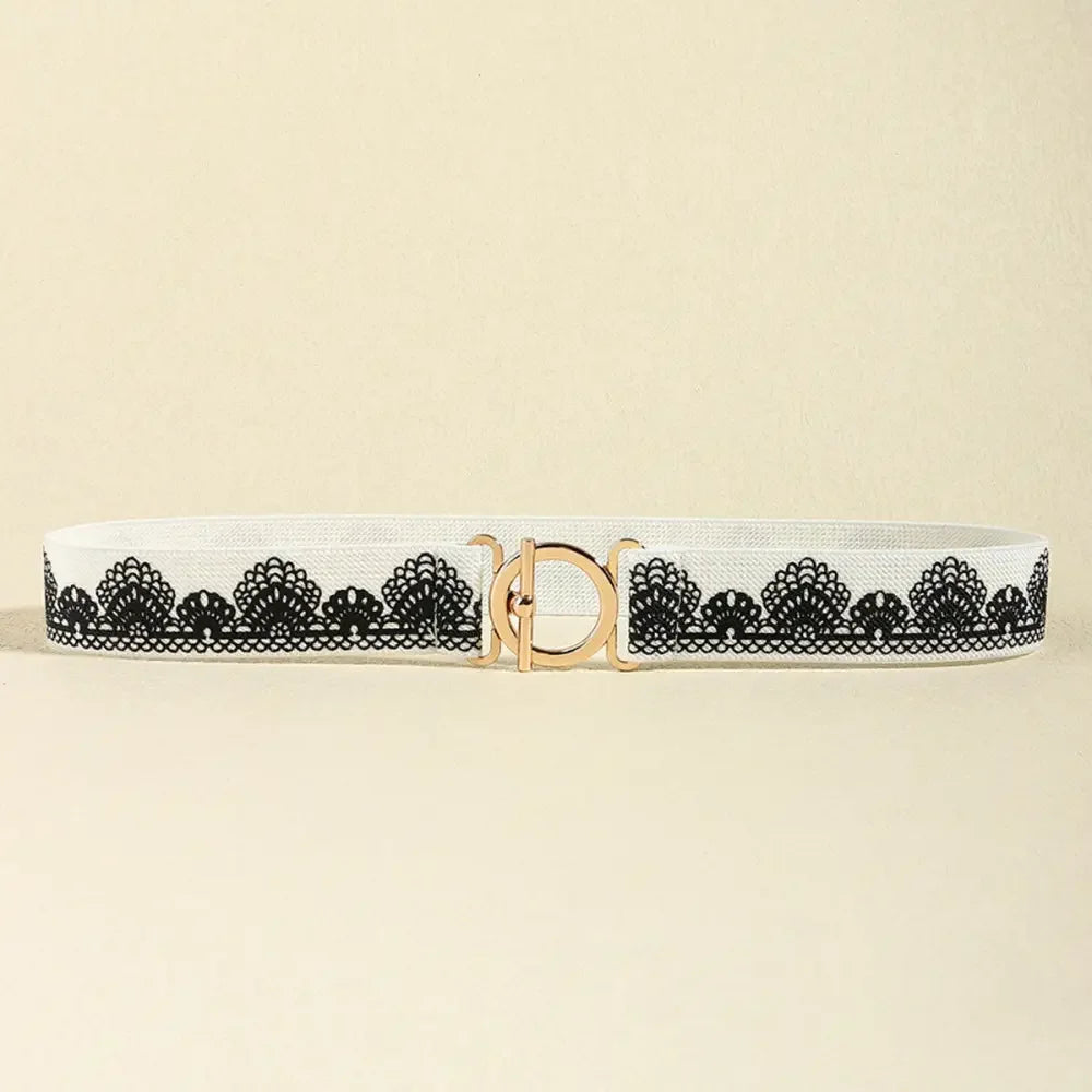 Toggle Clasp Elastic Belt