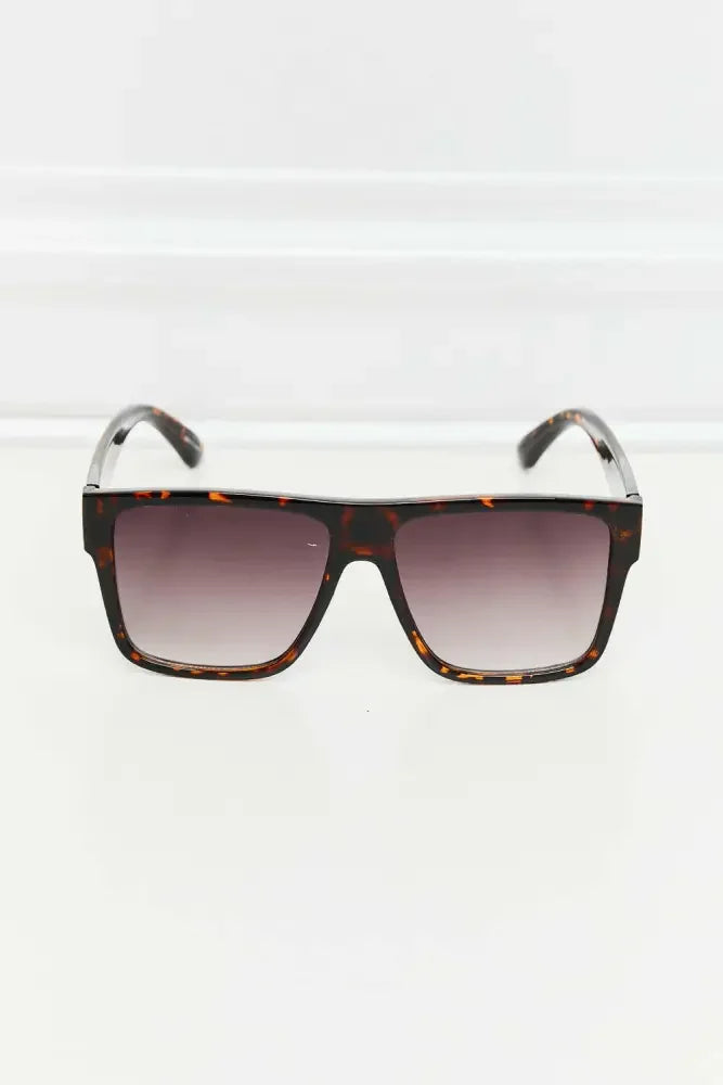 Tortoiseshell Square Full Rim Sunglasses