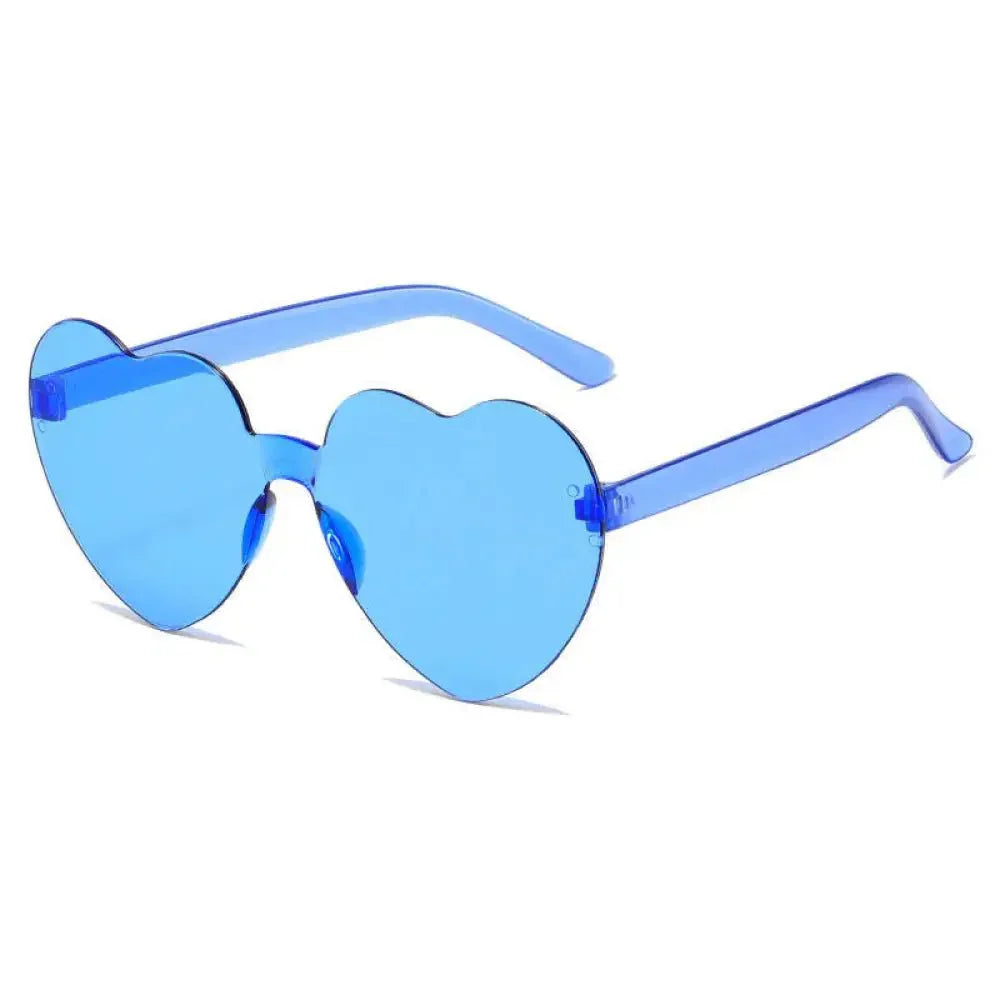 Transparent jelly - colored love sunglasses men's and women's heart - shaped sunglasses cross - border European and American heart - shaped one - piece sunglasses - Update AvenueUpdate Avenues211452969264003Transparent jelly - colored love sunglasses men's and women's heart - shaped sunglasses cross - border European and American heart - shaped one - piece sunglasses - Update Avenuesblue