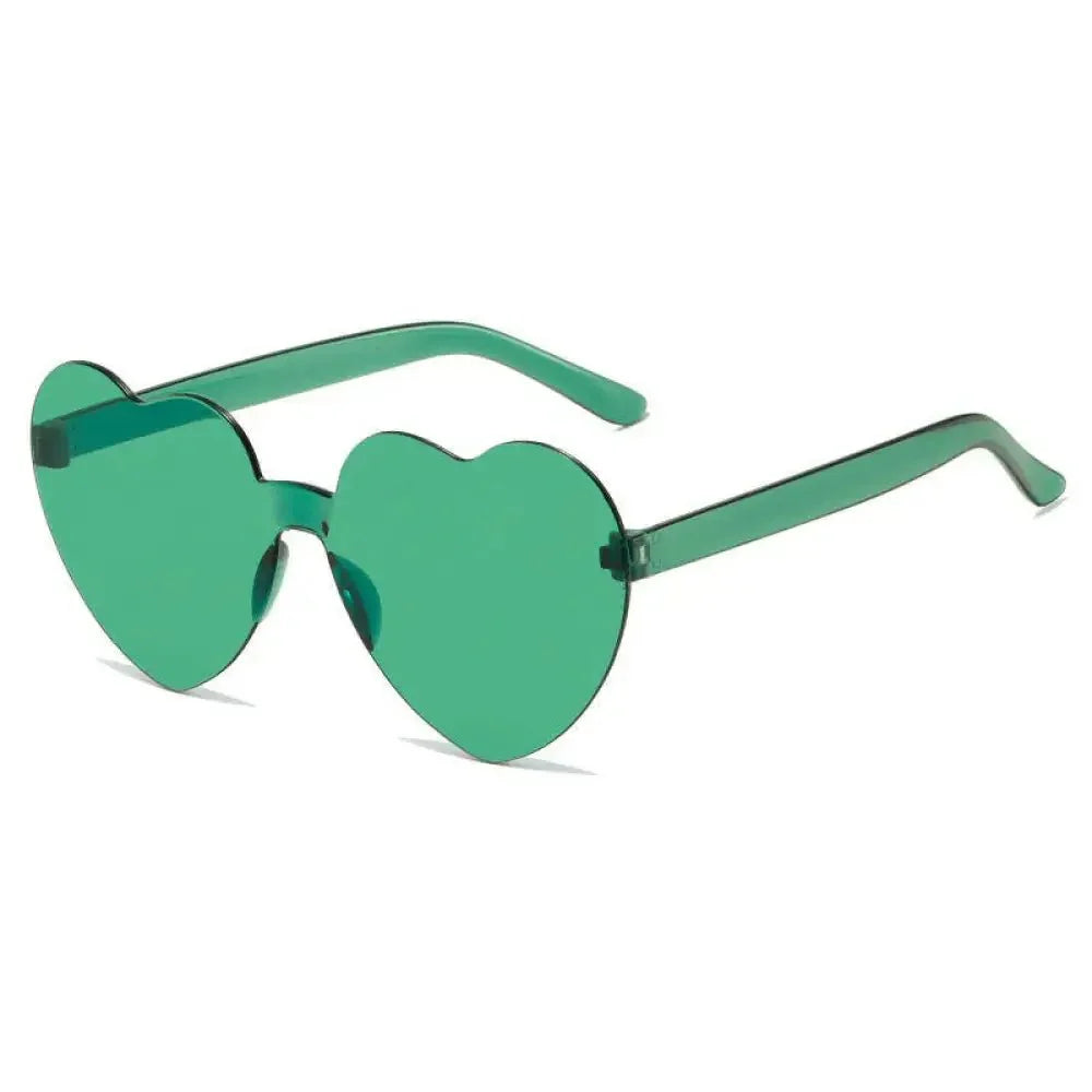Transparent jelly - colored love sunglasses men's and women's heart - shaped sunglasses cross - border European and American heart - shaped one - piece sunglasses - Update AvenueUpdate Avenues211452969264008Transparent jelly - colored love sunglasses men's and women's heart - shaped sunglasses cross - border European and American heart - shaped one - piece sunglasses - Update Avenuesgreen