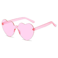 Transparent jelly - colored love sunglasses men's and women's heart - shaped sunglasses cross - border European and American heart - shaped one - piece sunglasses - Update AvenueUpdate Avenues211452969264004Transparent jelly - colored love sunglasses men's and women's heart - shaped sunglasses cross - border European and American heart - shaped one - piece sunglasses - Update AvenuesPink