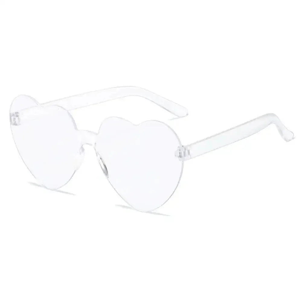 Transparent jelly - colored love sunglasses men's and women's heart - shaped sunglasses cross - border European and American heart - shaped one - piece sunglasses - Update AvenueUpdate Avenues211452969264011Transparent jelly - colored love sunglasses men's and women's heart - shaped sunglasses cross - border European and American heart - shaped one - piece sunglasses - Update Avenuestransparent white