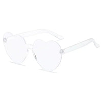 Transparent jelly - colored love sunglasses men's and women's heart - shaped sunglasses cross - border European and American heart - shaped one - piece sunglasses - Update AvenueUpdate Avenues211452969264011Transparent jelly - colored love sunglasses men's and women's heart - shaped sunglasses cross - border European and American heart - shaped one - piece sunglasses - Update Avenuestransparent white