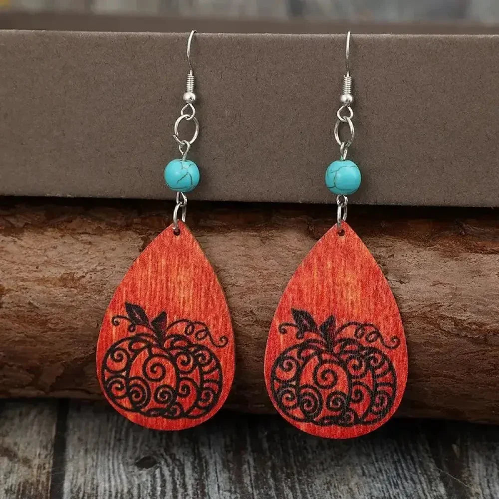 Turquoise Wooden Pumpkin Teardrop Earrings - Update AvenueHalloweenTrendsi100500995041690100500995041690e9c960e6 - e382 - 485b - b12a - a226e49cf5ef - MaxSilver