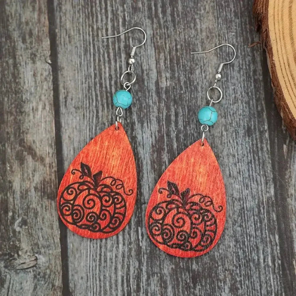 Turquoise Wooden Pumpkin Teardrop Earrings - Update AvenueHalloweenTrendsi1005009950416901005009950416908342b800 - 13a3 - 4b78 - a3b5 - 05c773a885f0 - MaxSilver