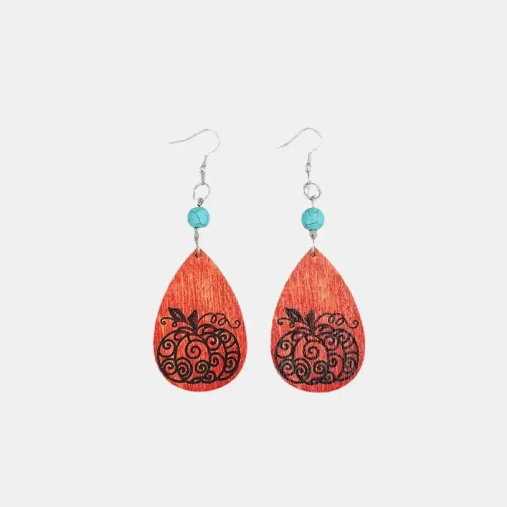 Turquoise Wooden Pumpkin Teardrop Earrings - Update AvenueHalloweenTrendsi10050099504169010050099504169086fdcb4c - 2410 - 451c - 9ac0 - 3302f3f3d507 - MaxSilver