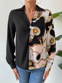 Twist Front Collared Blouse - Update AvenueTrendsi100101733706926100101733706926450d212c21474e9aaf4a8601868d2405 - MaxBlack